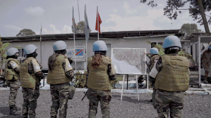 action by the peacekeepers