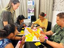 A group of people sitting around a table

AI-generated content may be incorrect.