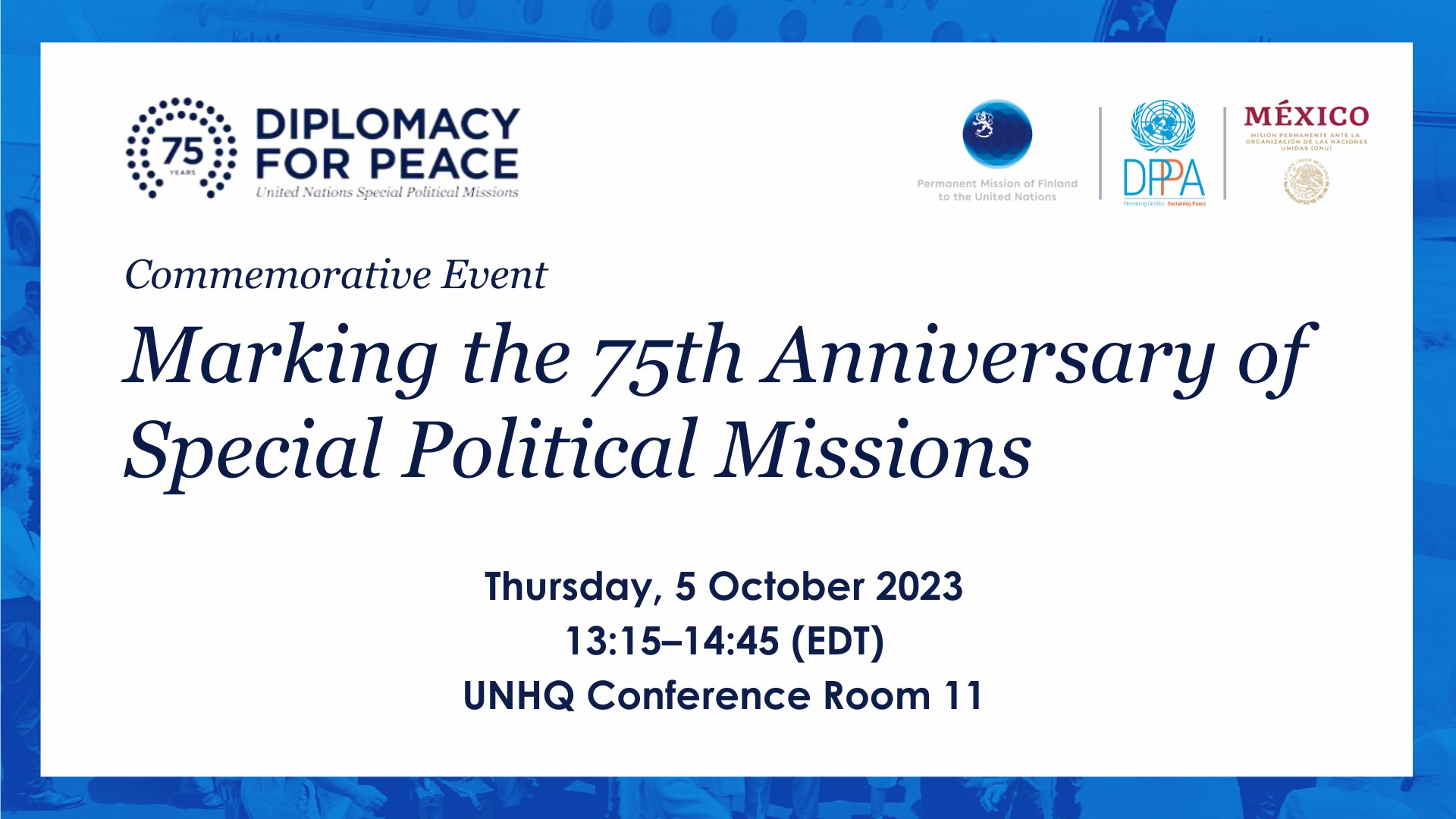 A white card with blue textDescription automatically generated