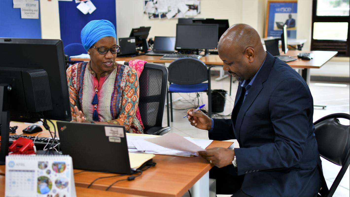 Staff handling an onboarding case
