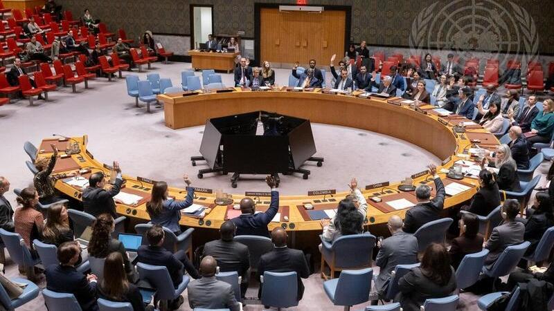 UNSC voting Resolution 2818 (2026)