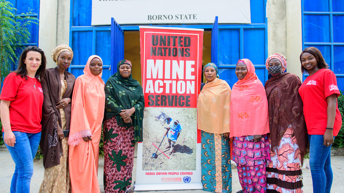 The UNMAS team in Nigeria also provided training to national authorities in Non-Technical Survey and ensured that increased woman participation was achieved in the formation of new Non-Technical Survey officers.