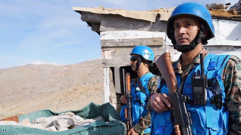 UNIFIL peacekeepers monitor the Blue Line in southern Lebanon