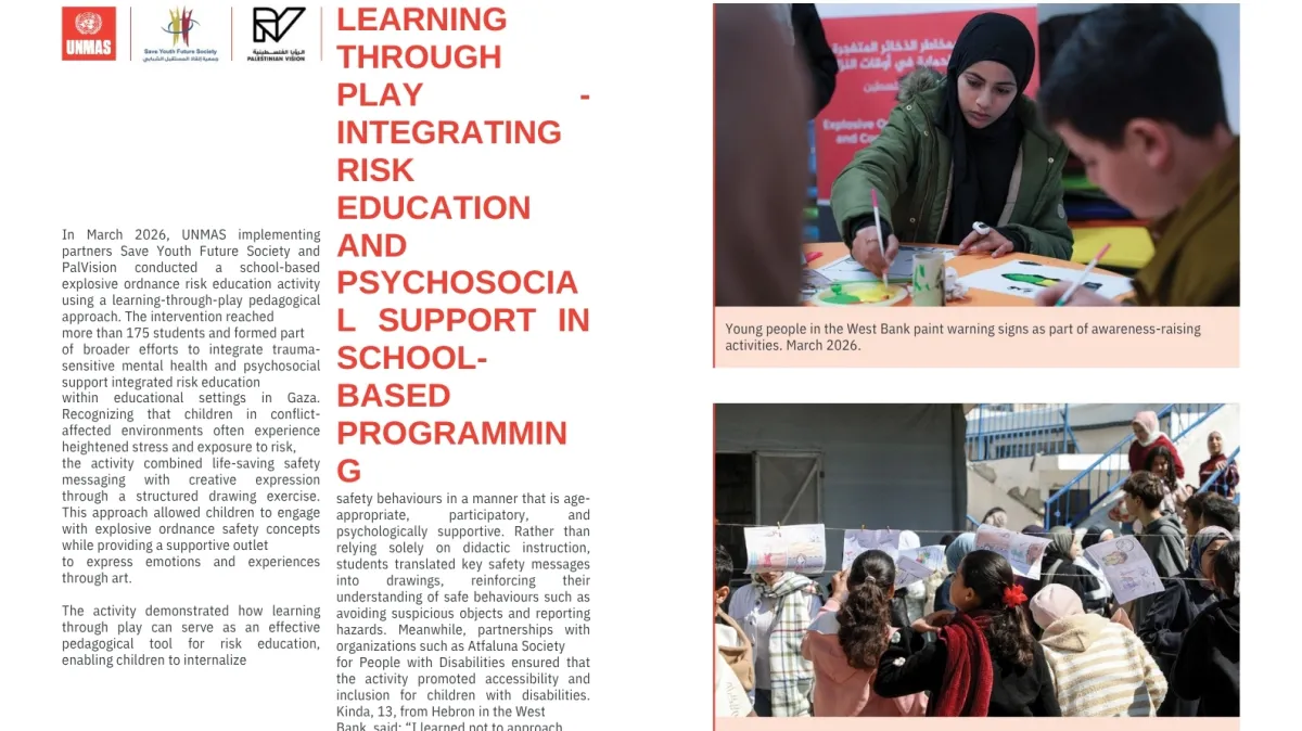 UNMAS OPT: Stories of Hope - Page 11