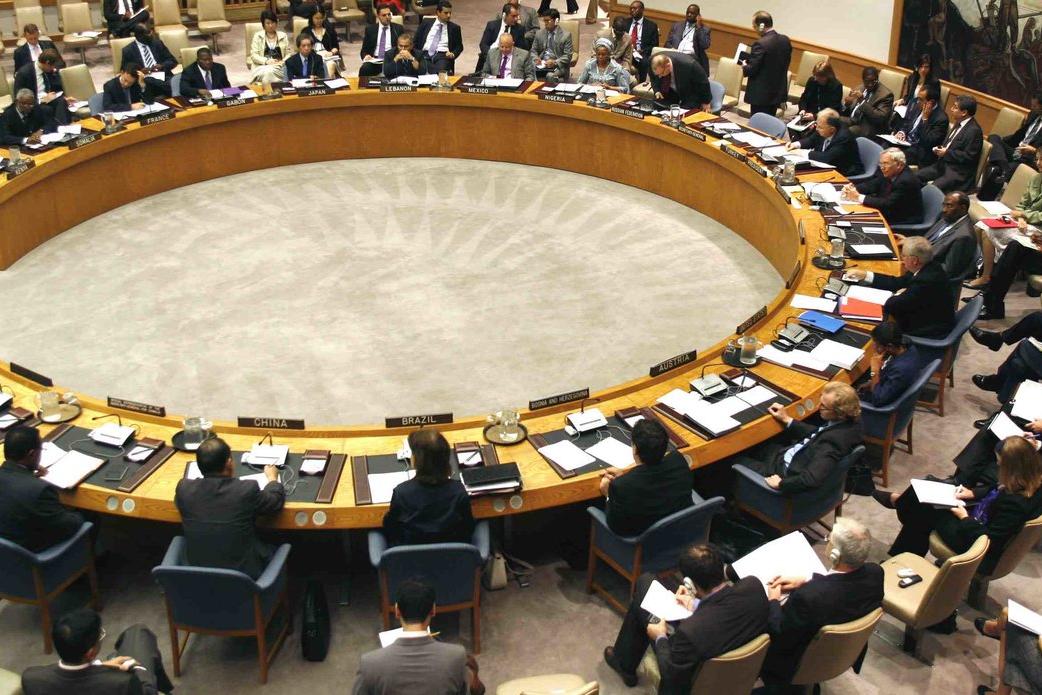 A wide view of the Security Council as it holds a meeting on the situation Somalia. A wide view of the Security Council as it holds a meeting on the situation Somalia. UN Photo/Rick Bajornas