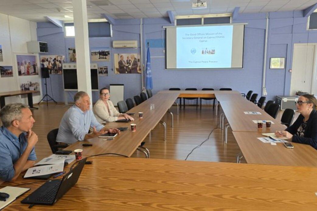 A view of the meeting.