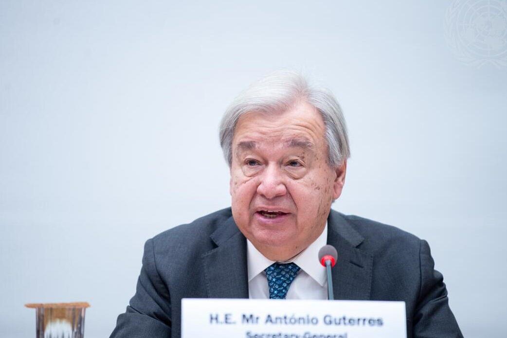Une photo de António Guterres.