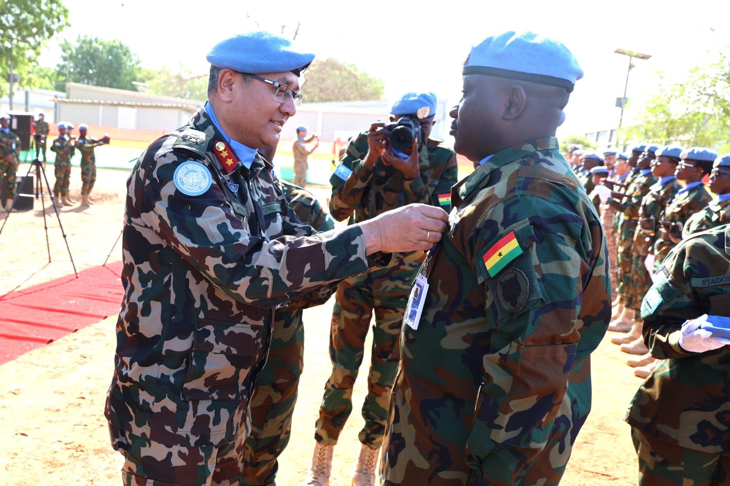 Ghanaian peacekeepers in Abyei awarded UN medals