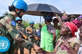 Major Radhika Sen speaks to community.