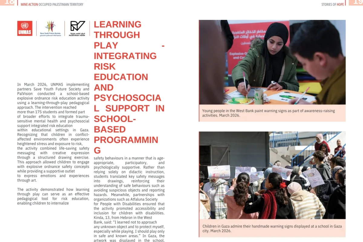 UNMAS OPT: Stories of Hope - Page 11