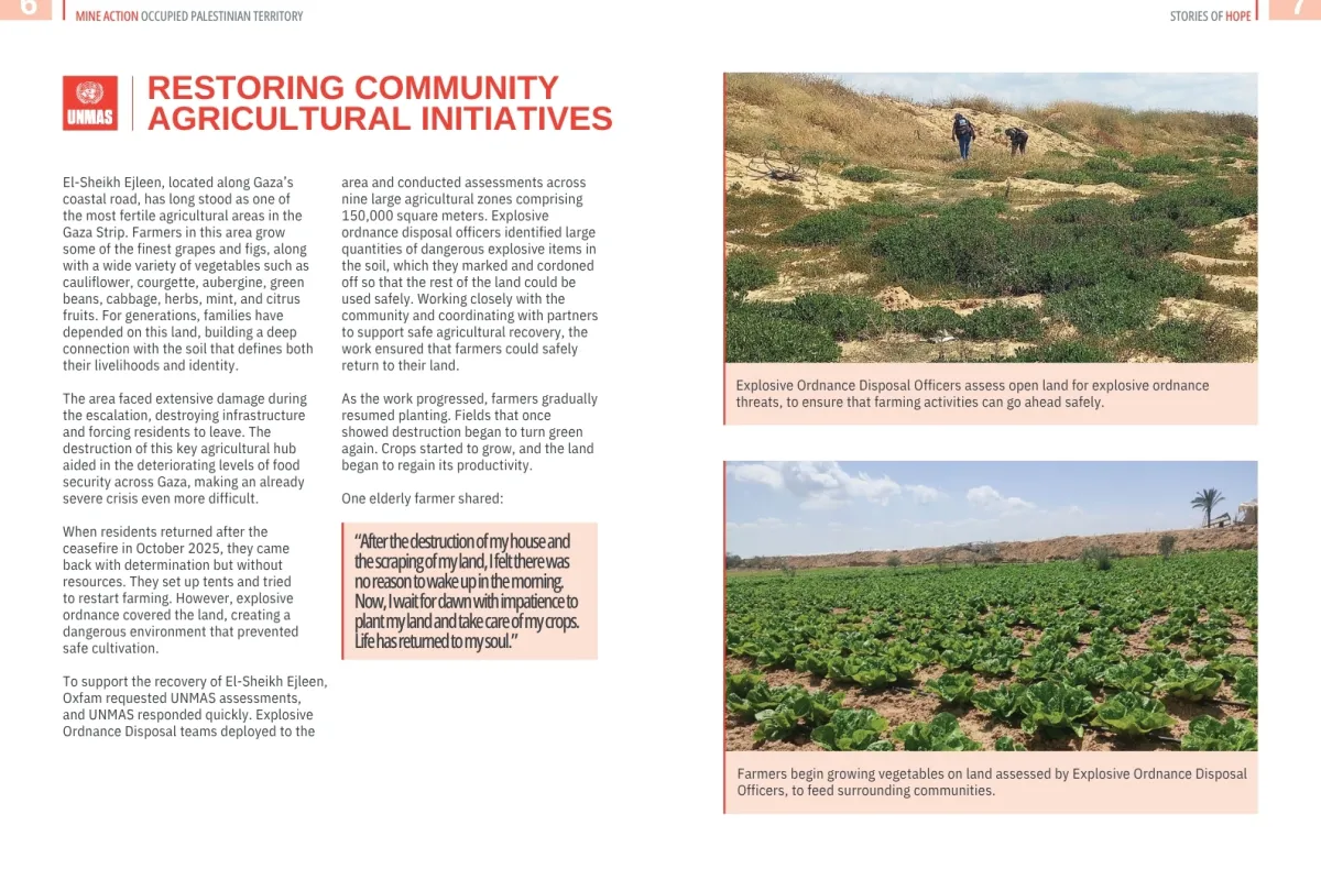UNMAS OPT: Stories of Hope - Page 5