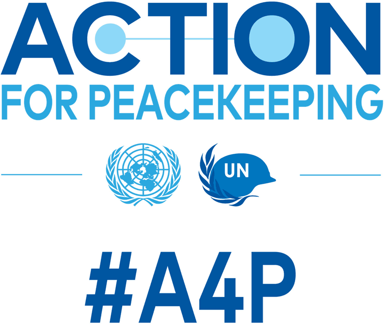Action for Peacekeeping logo