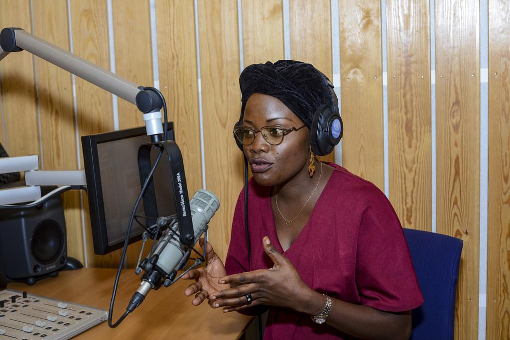 Merveille-Noella Mada Yayoro (29) serves as a journalist/producer with MINUSCA.