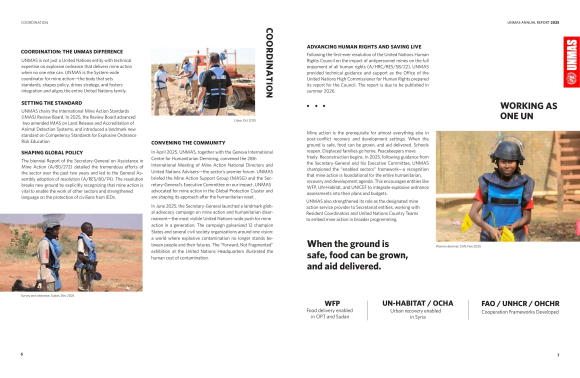 UNMAS Annual Report 2025