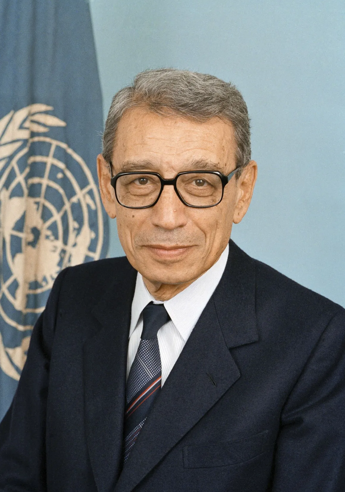 Mr. Boutros Boutros-Ghali, sixth Secretary-General of the United NationsPortrait of Boutros Boutros-Ghali, appointed sixth Secretary-General of the United Nations by acclamation of the General Assembly on 1 December 1991 for a five-year term effective 1 January 1992. 03 December 1991, United Nations, New York.UN Photo/Milton Grant
