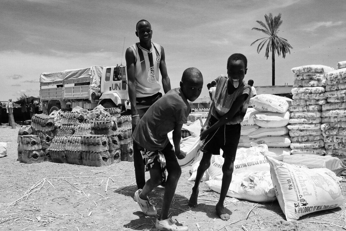 UN provides humanitarian assistance to communities in Leer County in South Sudan following an upsurge in conflict. Photo by UNMISS (2022)